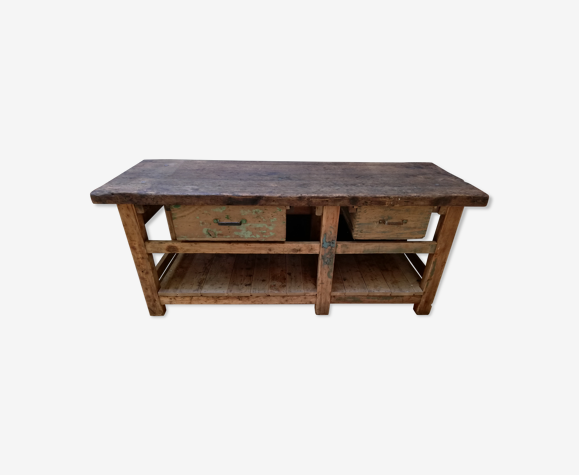Établi de menuisier ancien