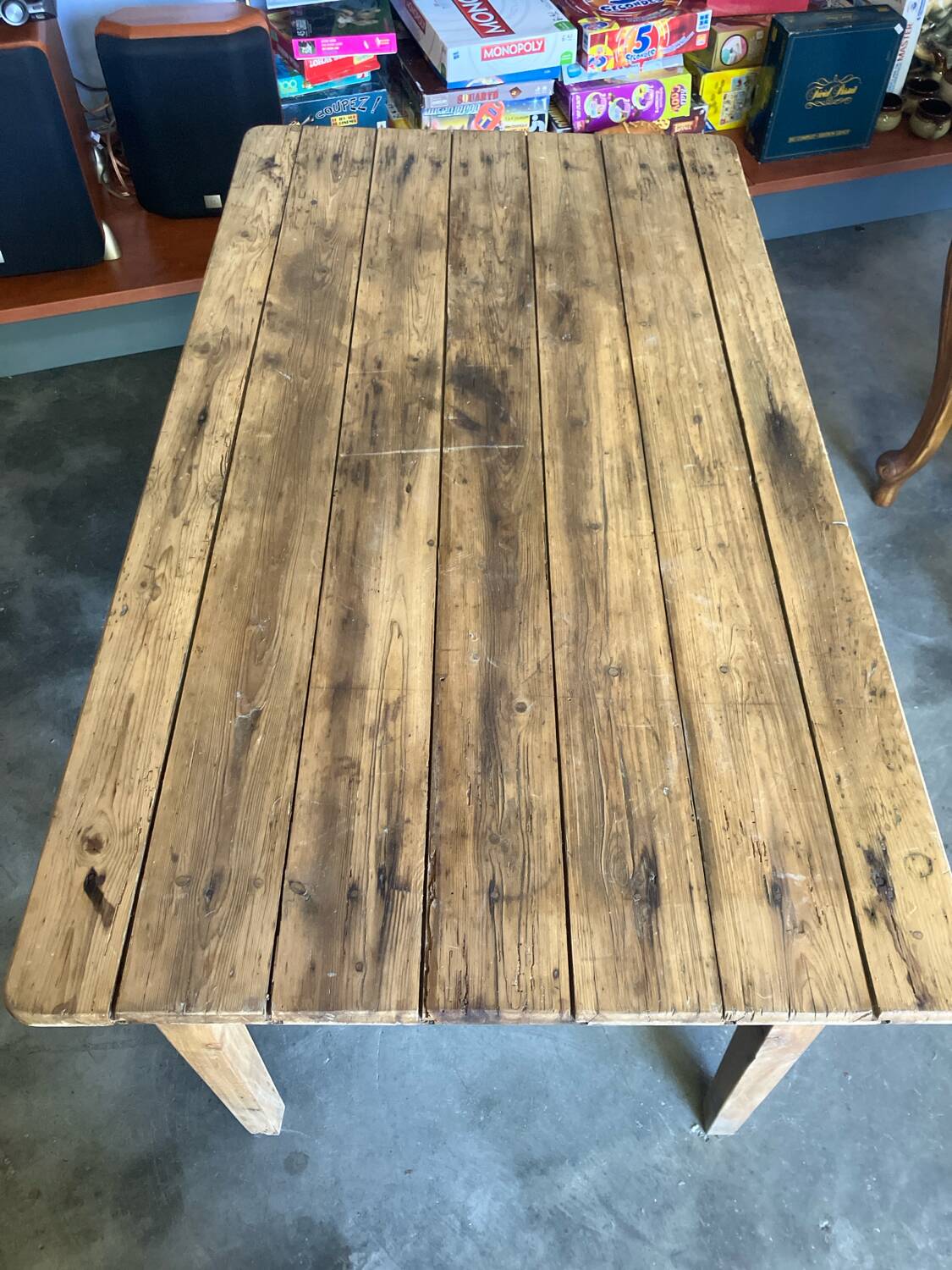 Table de ferme vintage