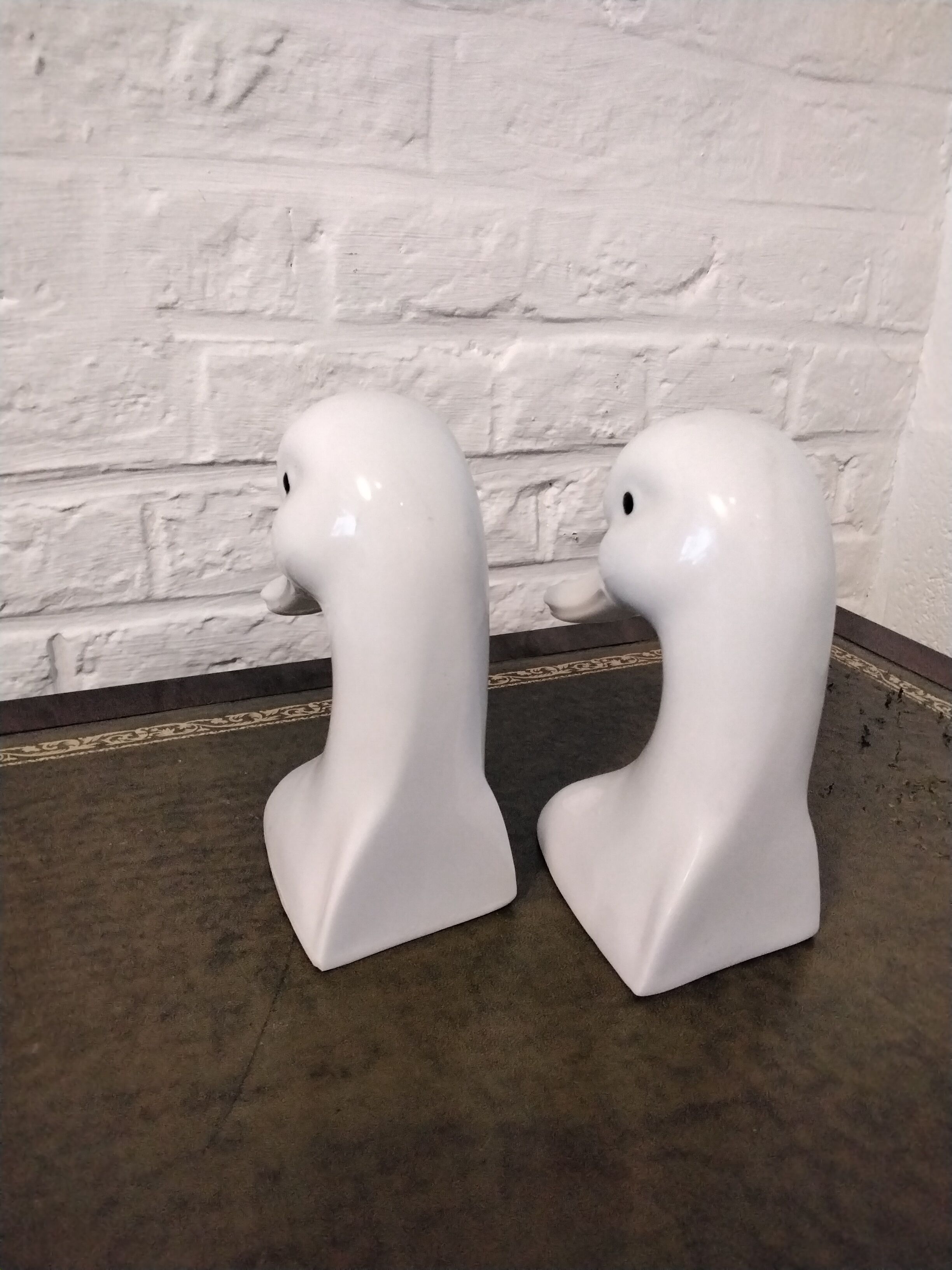 Pair of duck bookends