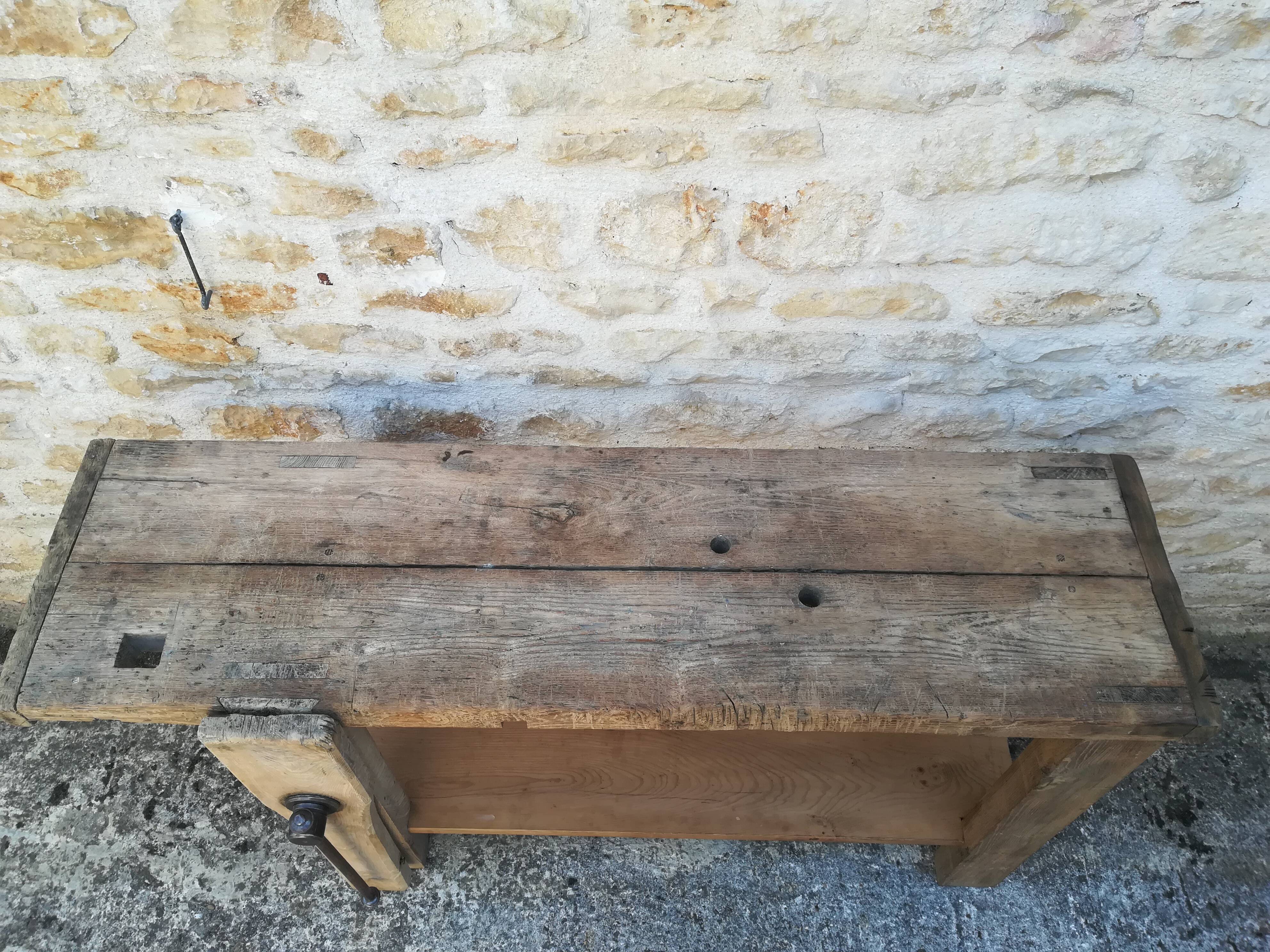Oak workbench