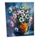 Oil on canvas "Bouquet of Flowers" signed Paumier
