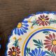 Henriot Quimper dessert plates, hand-painted earthenware.