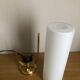 Solid brass tuning fork lamp from the 50s/60s