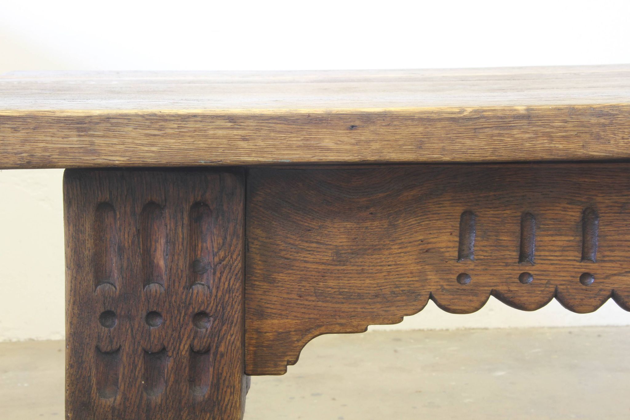 Large 17th century Jacobean style Baroque Farmhouse Refectory Table – Early