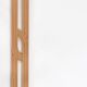 Vincent Gonzalez: sculpted curved wood wall light, 1970s design