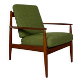 Fauteuil vintage danois en teck des années 1950, signé Grete Jalk pour France & Daverkosen