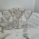 Lot de 6 verres à shooters en verre soufflé