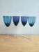Set of 4 Vintage Bicoloured Glasses