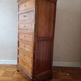 19th century pitch pine weekly style secretary