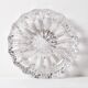 Vintage Heavy Cut Glass Ashtray, Large Round Mid-Century Accessory