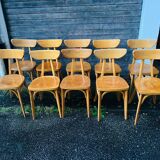 Set of 10 Luterma Banana model chairs