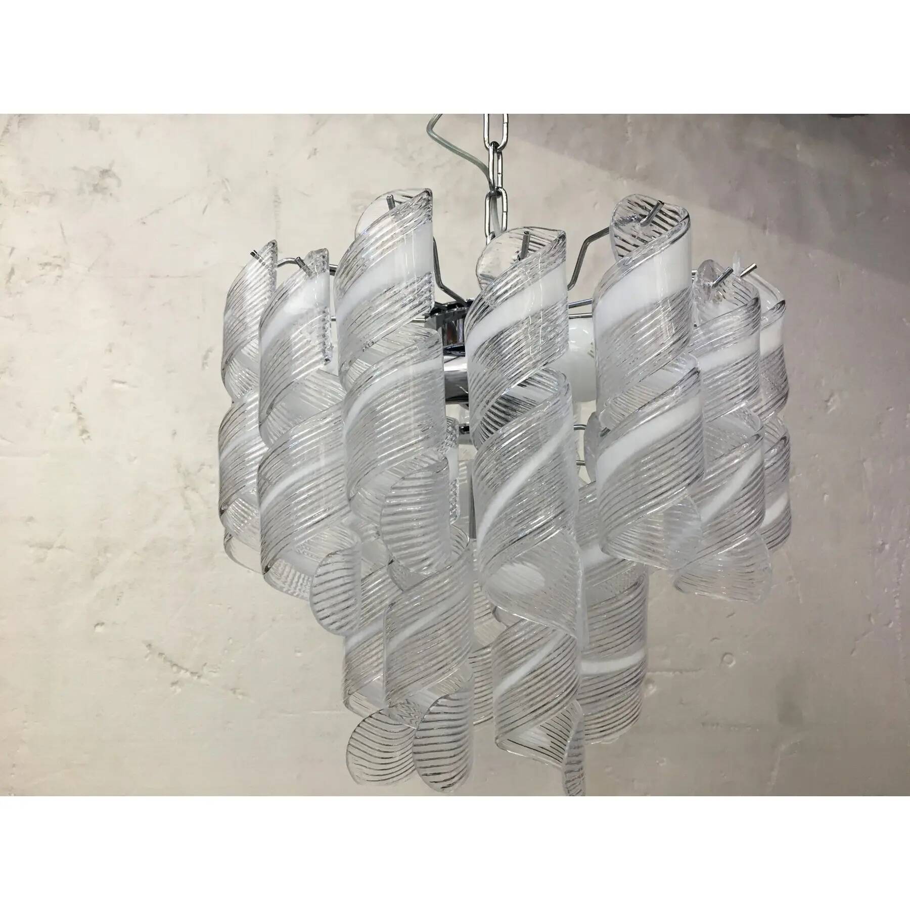 Mazzega-Style Murano Glass Sputnik Chandelier