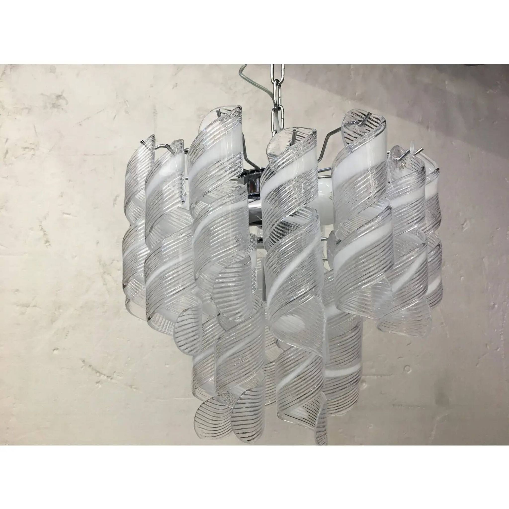 Mazzega-Style Murano Glass Sputnik Chandelier