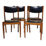 4 vintage chairs from the 50s/60s