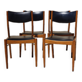 4 chaises vintage années 50/60