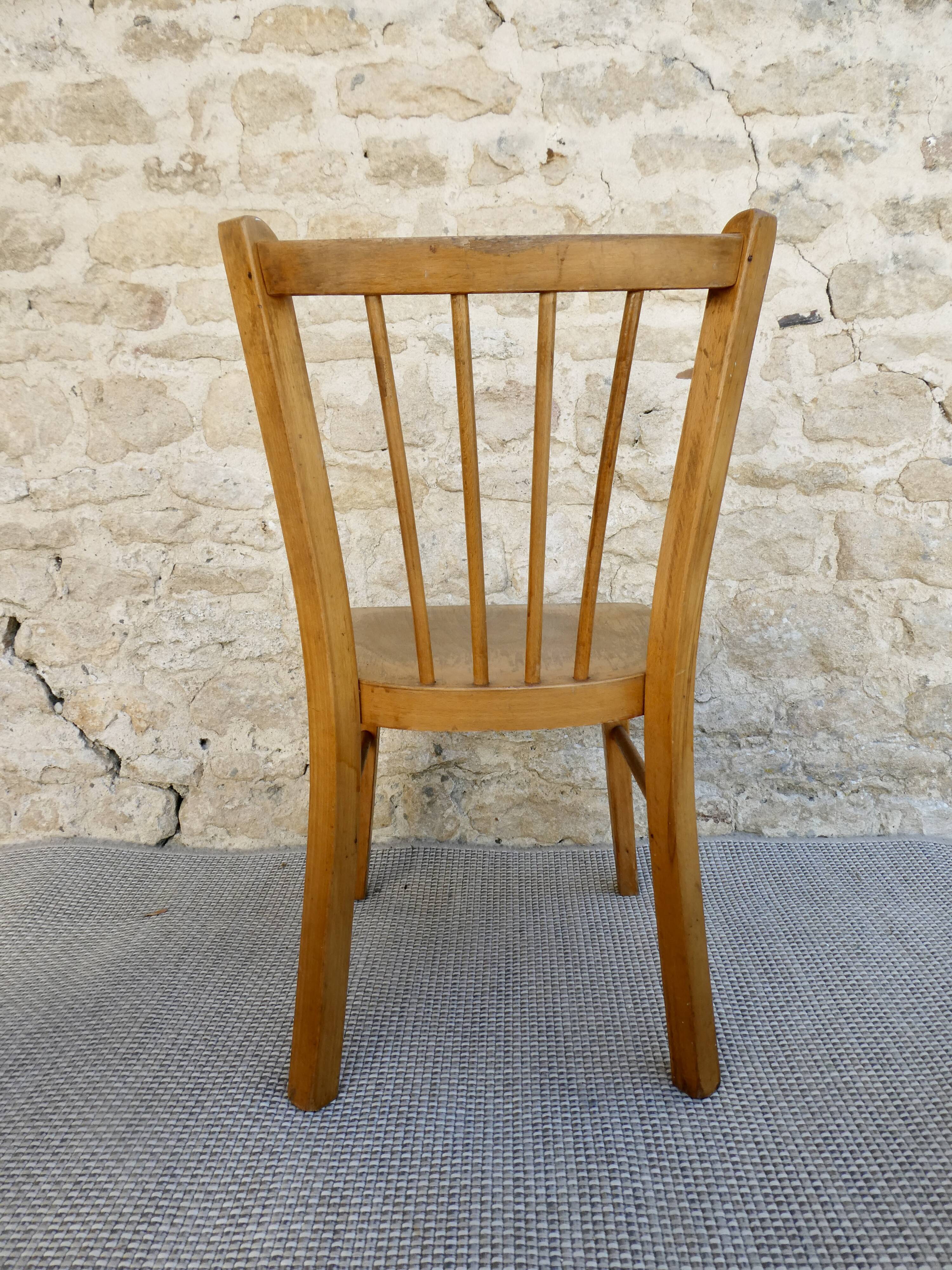 Baumann wooden children's chair, 50s-60s