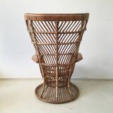 High Chair rattan around 1950