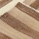 10x13 Dark Brown & Beige Vintage Kilim Rug, 311x394Cm