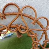 Rattan mirror