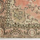 6x10 Pale Red & Brown Oriental Vintage Rug, 182x295Cm