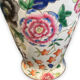 China porcelain vase painted floral decor