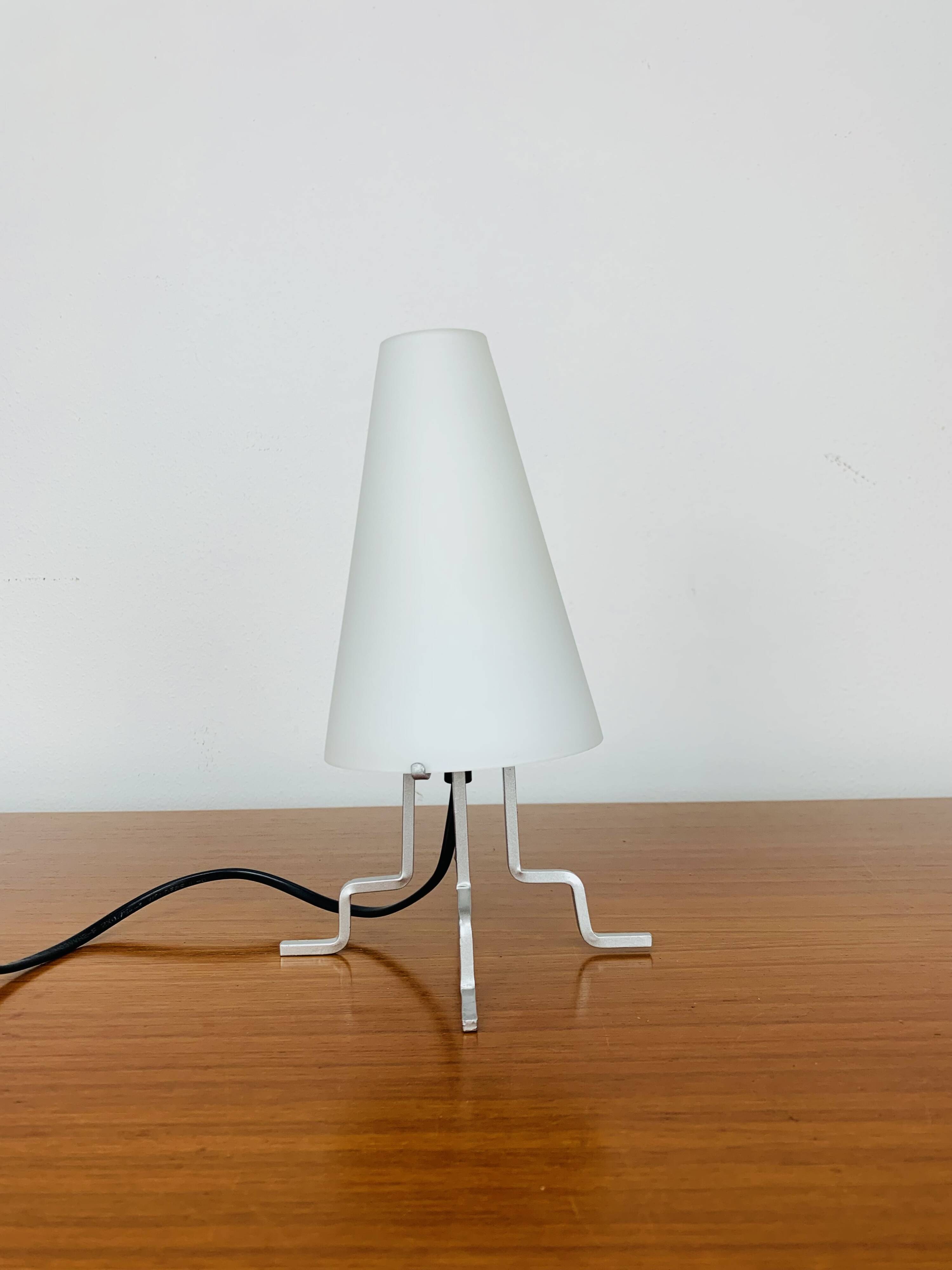 Tarogo lamp from the 90s, opaline and metal