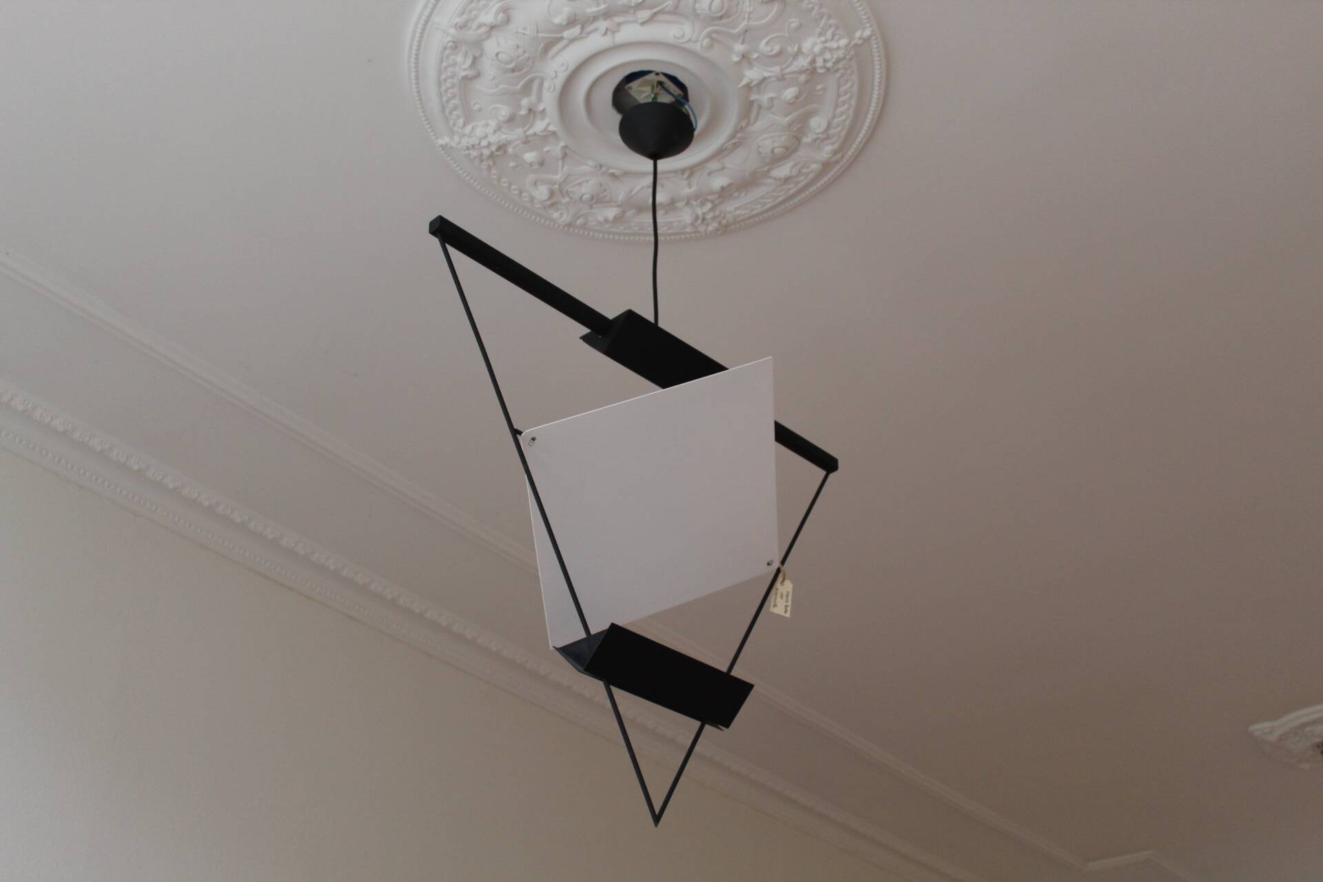 Geometric suspension pendant by Mario Botta for Artemide