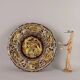 Assiette vintage en majolique Carlo Zauli Faenza Italie années 1960