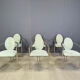 Vintage dining chairs by Belgochrom, set of 6 - 1980s