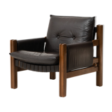 Leather armchair by Ton