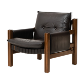Fauteuil en cuir par Ton