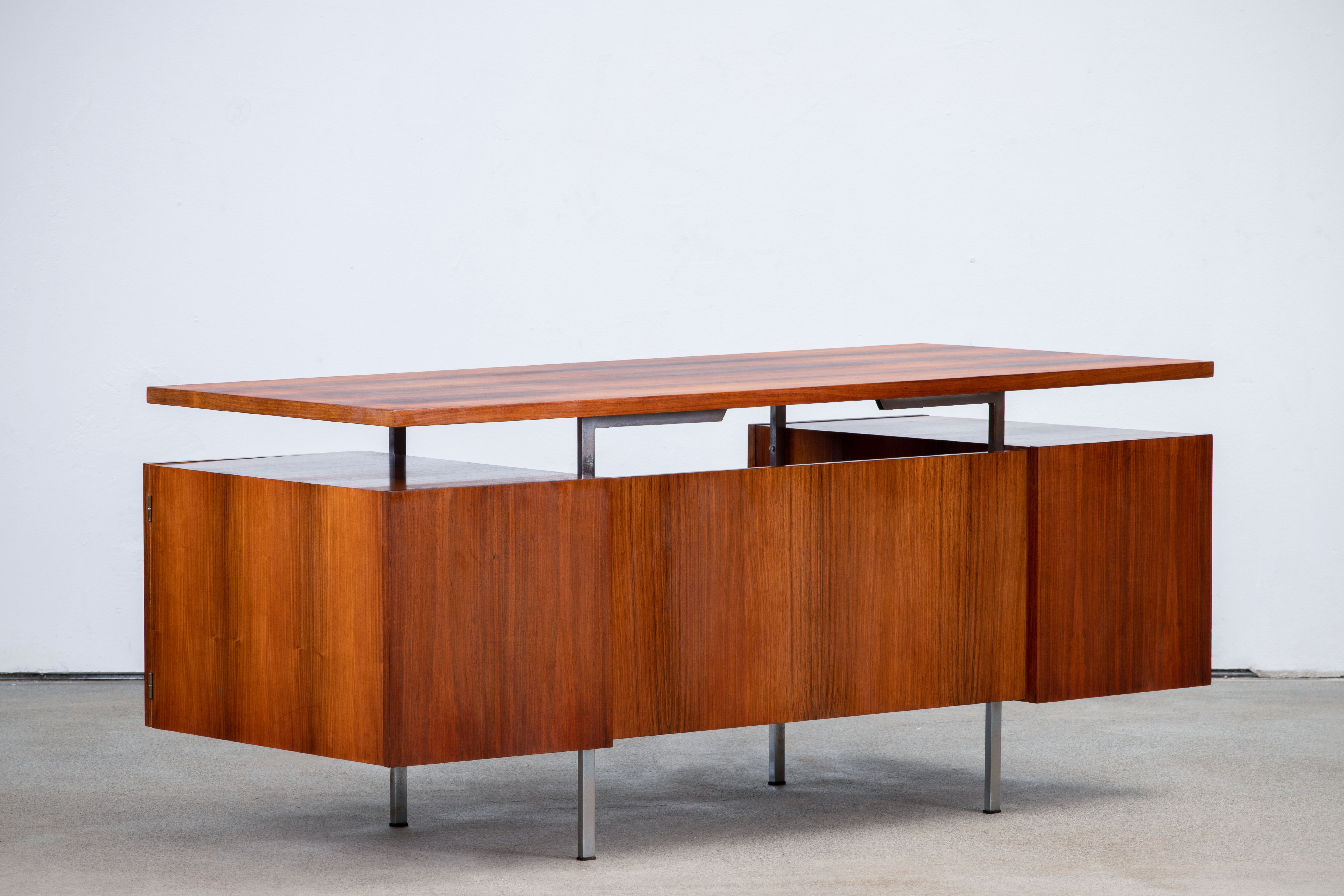 Scandinavian design desk rosewood 176 cm