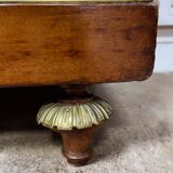 Writing desk in Napoleon III Marquetry white marble top