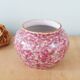 Speckled ceramic vase in shades of pink, 1950s or 1960s