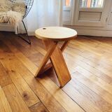 Suzy light wood stools, Adrian Reed, 1970