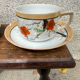 Old Japanese porcelain tea cups and saucers.