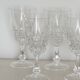 Lot de 5 verres en cristal