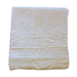 Old ap monogrammed white wire sheet