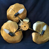 Water lily wall light in 1970