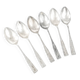 Set of table spoons, silver-plated brass, HEFRA, Poland, 1970s