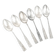 Set of table spoons, silver-plated brass, HEFRA, Poland, 1970s