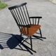 Fauteuil a bascule rocking chair scandinave