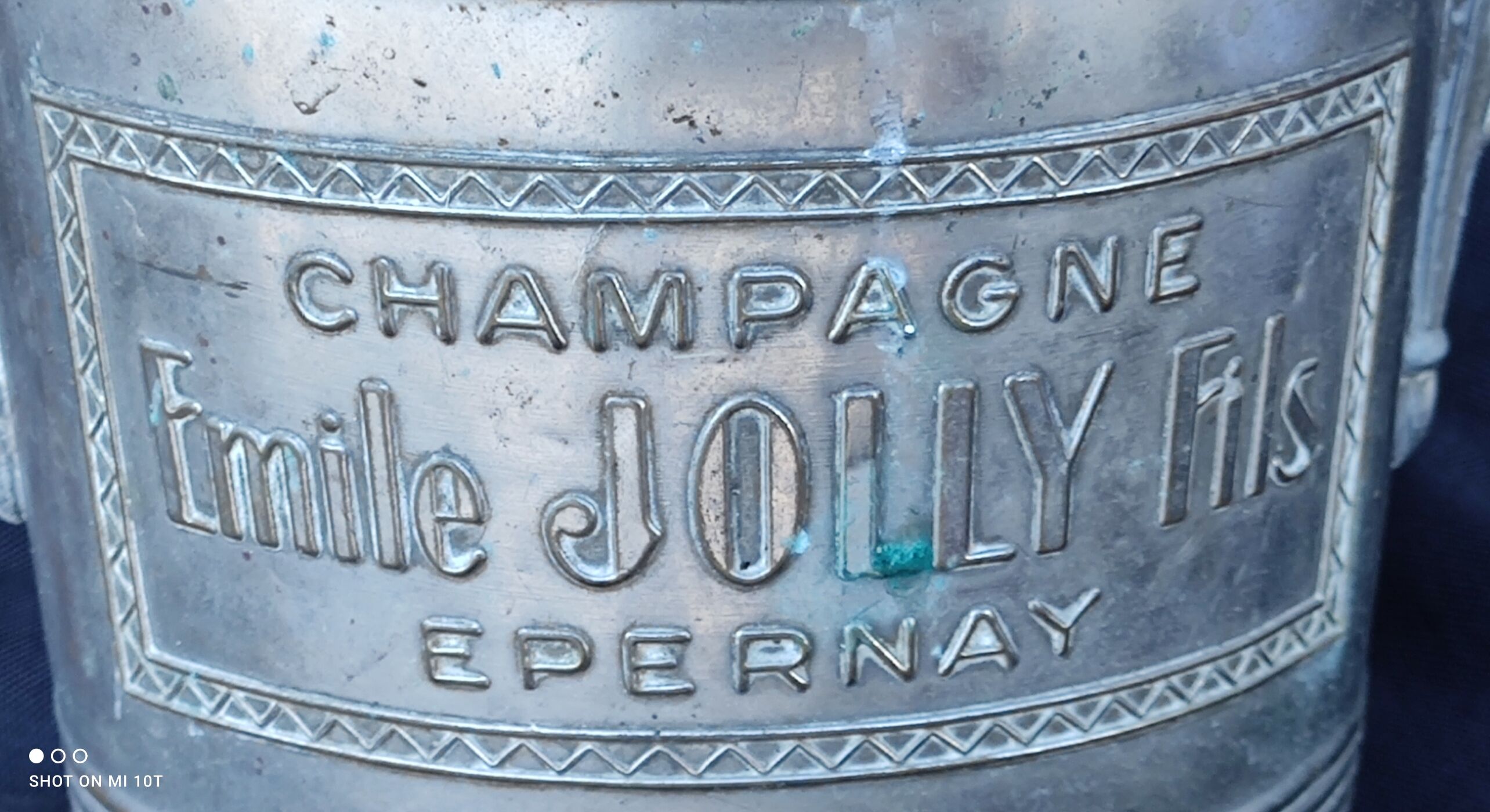 Old champagne bucket Émile Jolly Fils Epernay