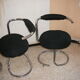 4 chairs by Giotto Stoppino mdéle Cobra