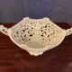 Ear cup in openwood earthenware italian style white lace model