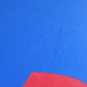 Minimalist canvas couple embraced "a hug" signed Bodasca