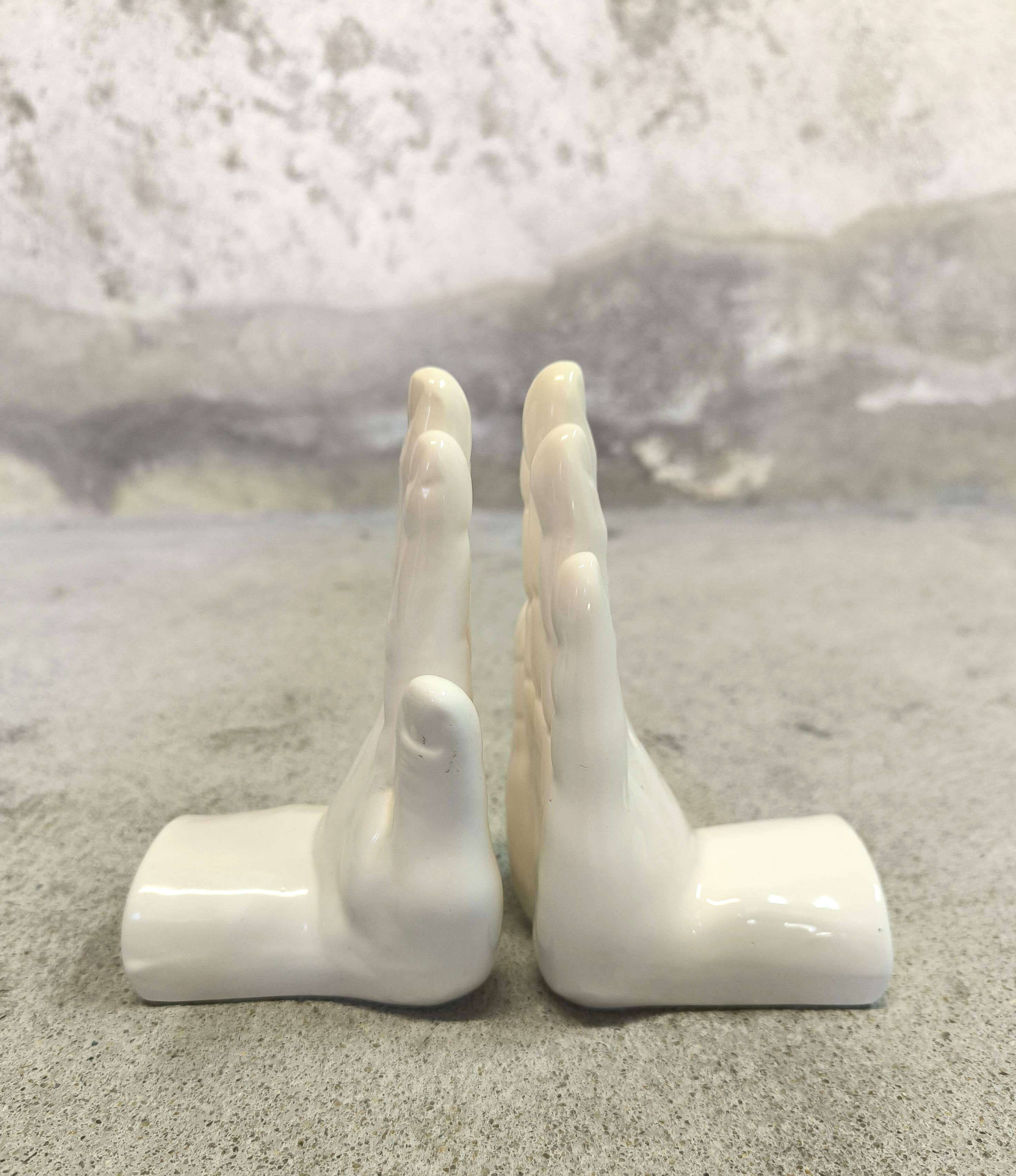 Vintage ceramic bookends