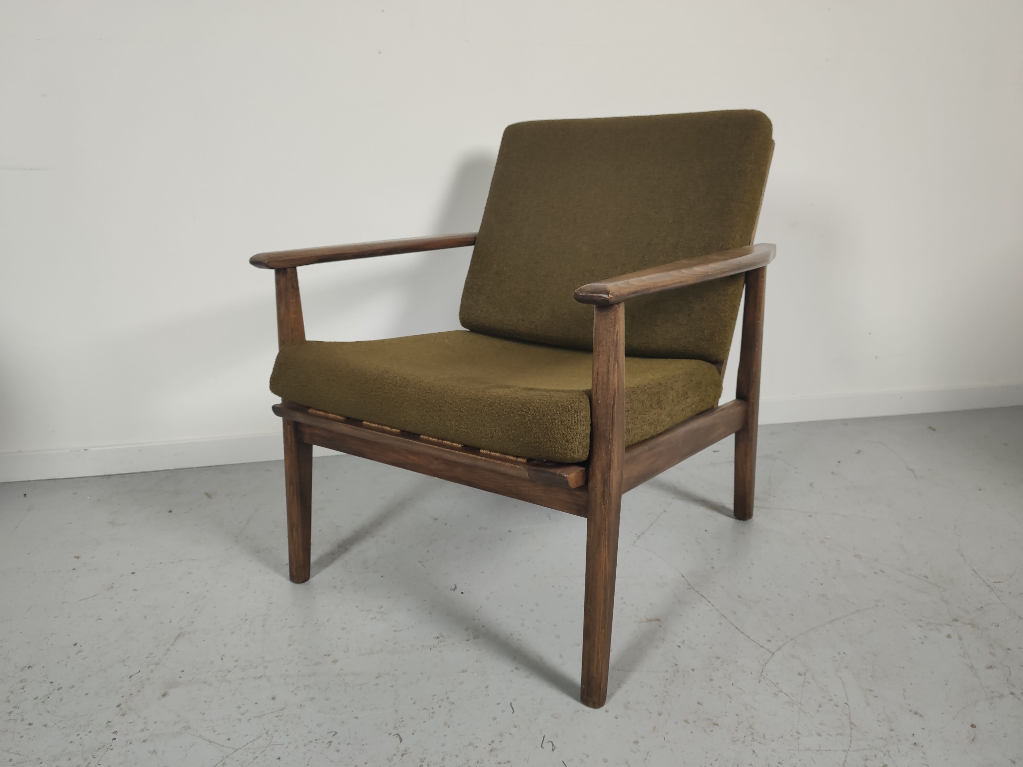 Scandinavian armchair oak 50/60