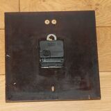 Flash brushed steel wall clock