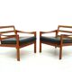 Lounge chairs by Illum Walkelsø for Niels Eilersen, 1960s
